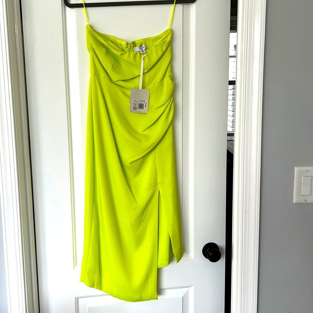 Strapless neon dress from Target! Never worn with tags size 2